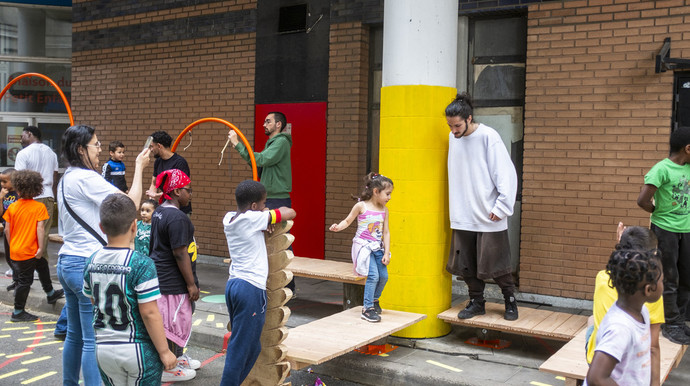 Inauguration Passage pas sage-Raphaël Fournier Plaine Commune